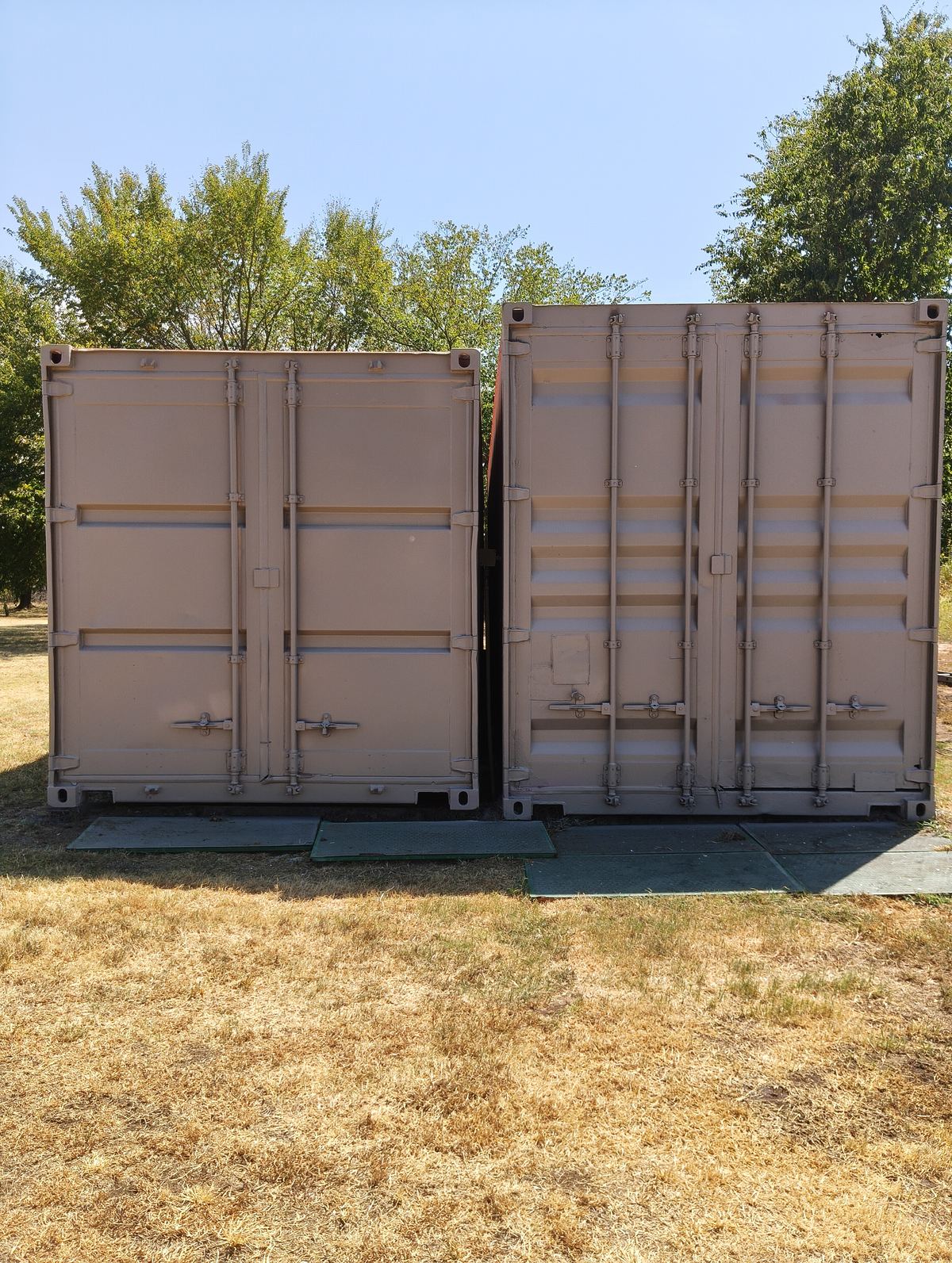 Project 1 after: container exterior paint